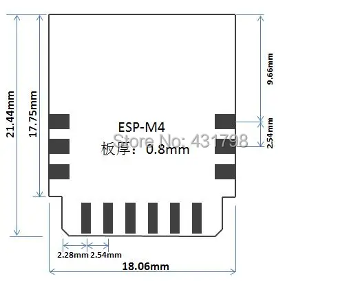 Doit AIOT Интернет вещей ESP8285 последовательный порт прозрачный беспроводной WiFi модуль управления ESP-M4/M1/M2/M3 разъем для умного дома
