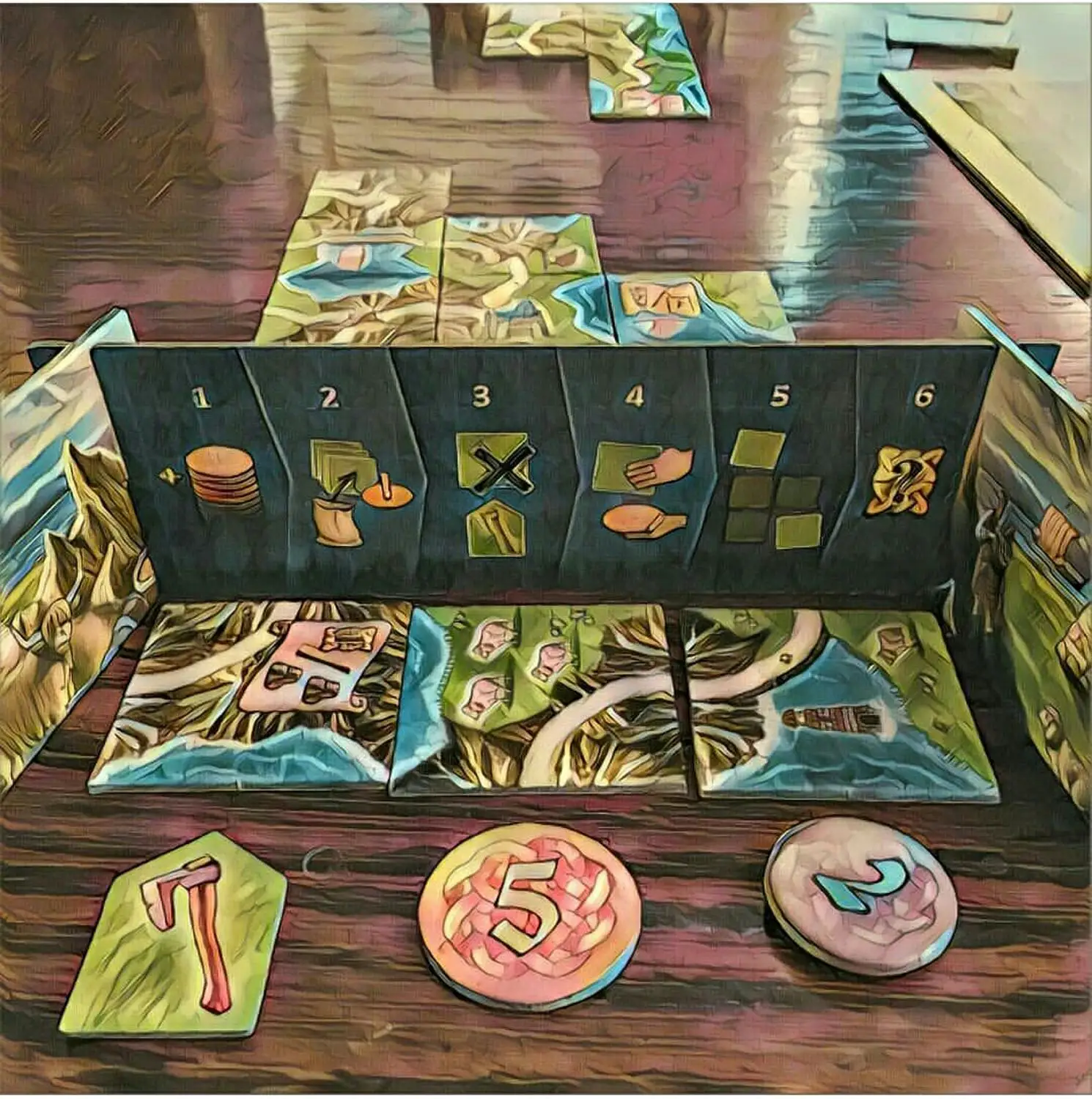 Настольная игра Остров Скай 2 5 игроков семейный/праздничный лучший подарок для