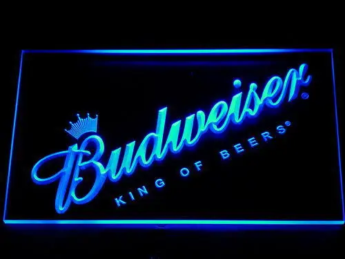 002 Budweiser пивной бар светодиодный неоновый знак с переключателем вкл/выкл 20 + цвета