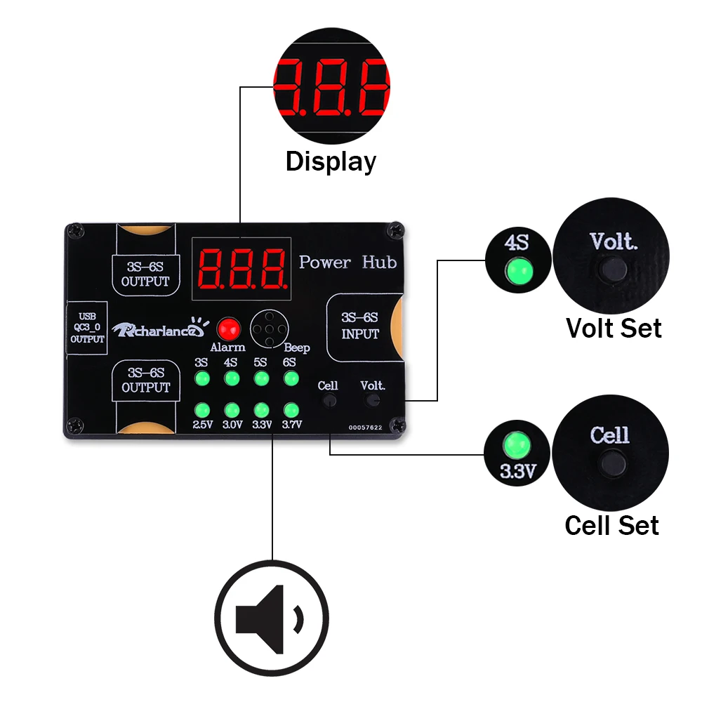 3 в 1 6S LiPo/LiFe батарея параллельная зарядная плата для iPhone Samsung Xiaomi смартфона XT60 B6 Mini