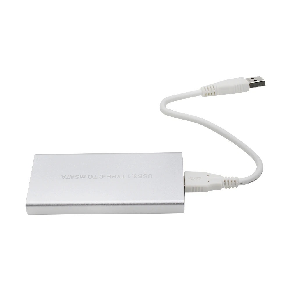 CHIPAL 10 шт. Прочный USB 3 1 кабель с разъемами типа C и mSATA Корпус чехол SSD Гб коробка для