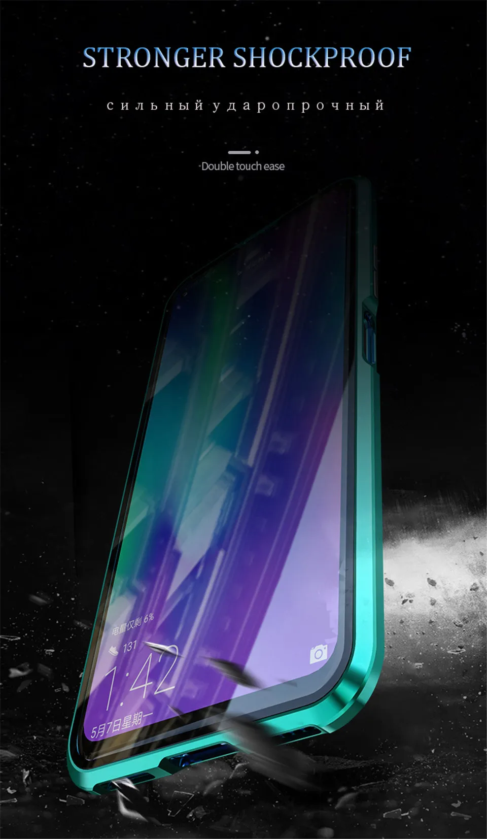 Чехол на Huawei Honor 20 чехол Honor20 Хуавей Хонор 20 про 360 Полный Магнитный чехол Передняя Задняя стеклянная крышка huawei Honor 20 Pro Чехол магнит закаленное стекло крышка