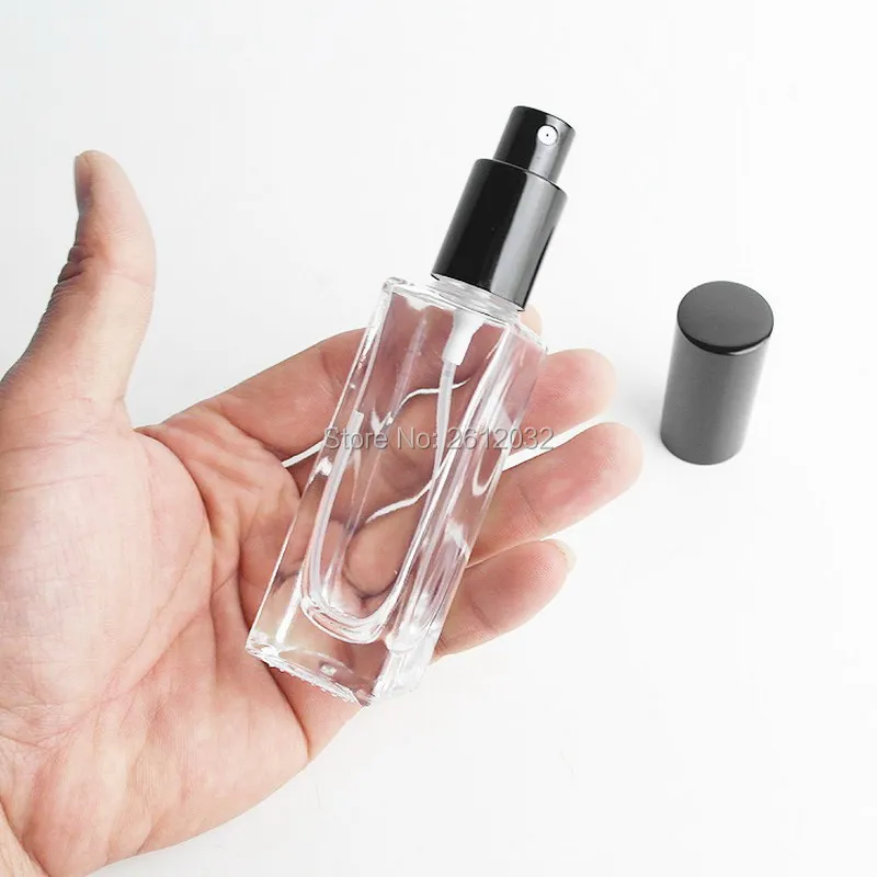 Прозрачная квадратная портативная дорожная бутылка-распылитель для парфюма 3 мл