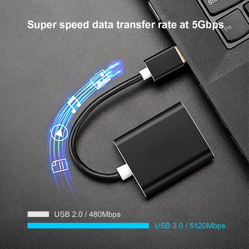 USB 3 0 устройство для чтения карт памяти адаптер TF SD SDXC SDHC MMC RS-MMC Micro | Электроника