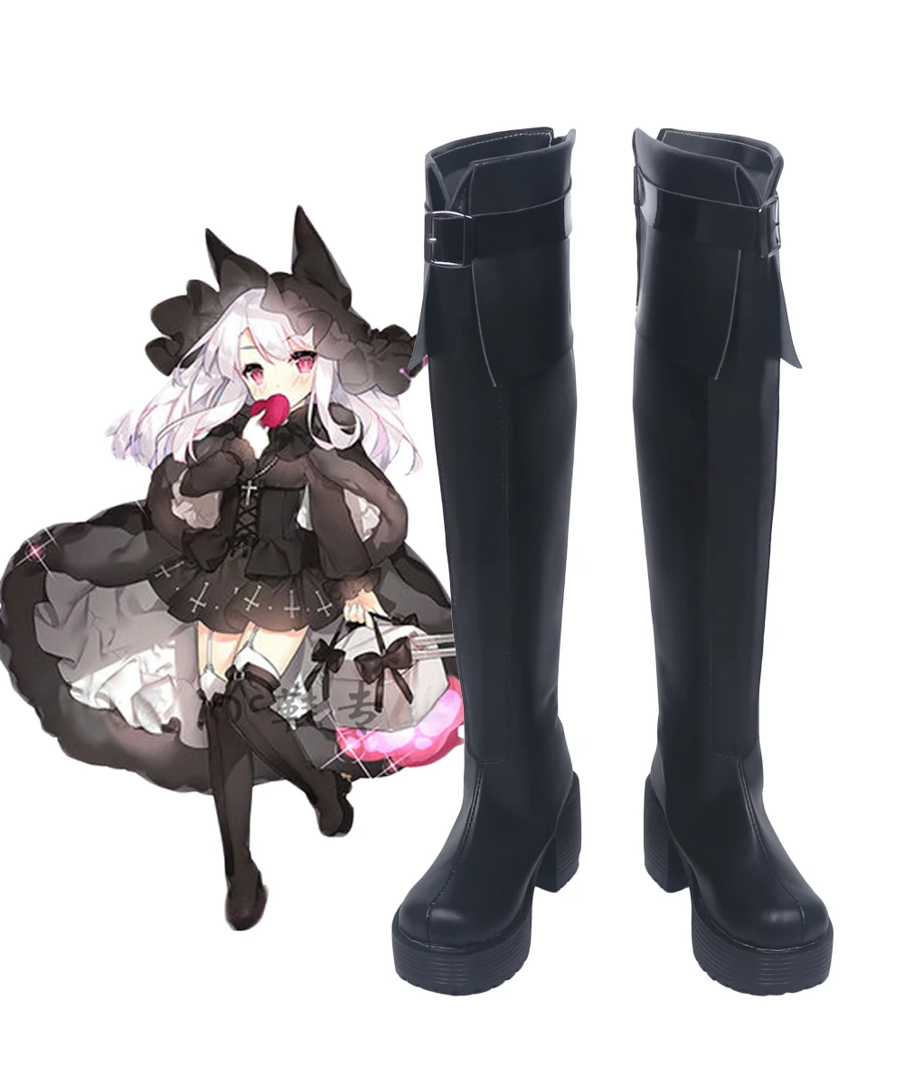 Игра Azur Lane Erebus монитор ботинки для костюмированной вечеринки обувь