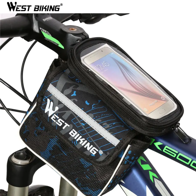WEST BIKING велосипедная сумка аксессуар для сенсорного экрана водонепроницаемая