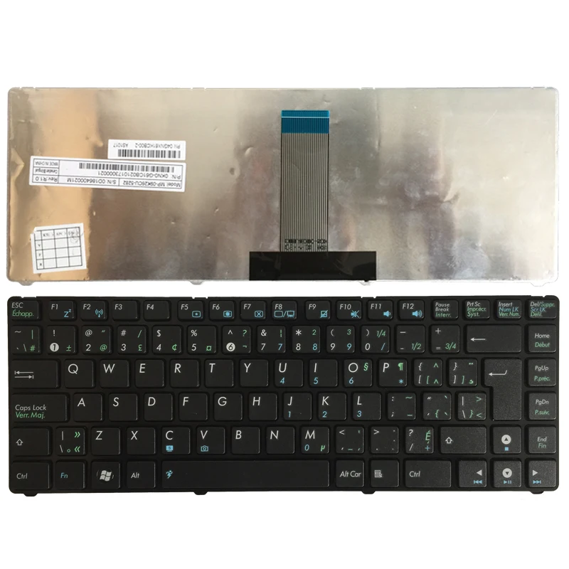 Клавиатура для ноутбука на двух официальных языках Канады ASUS u20 120IK UL20 1201 1201HA 1201T
