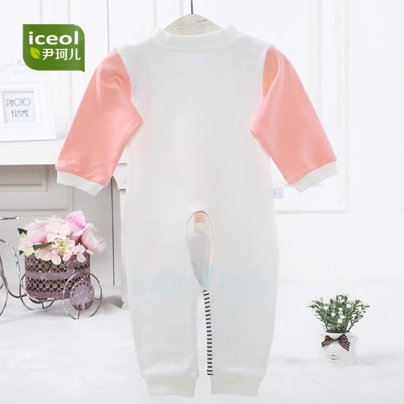 2017 Детские Комбинезоны для малышек Рубашка с короткими рукавами Мягкий хлопок