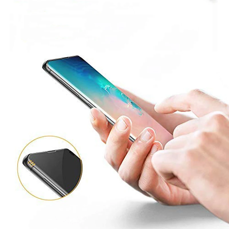 Нано жидкий протектор экрана для samsung Galaxy S10 Plus закаленное стекло полное УФ стекло для samsung S9 S8 Plus Note 8 9 S7 S6 Edge