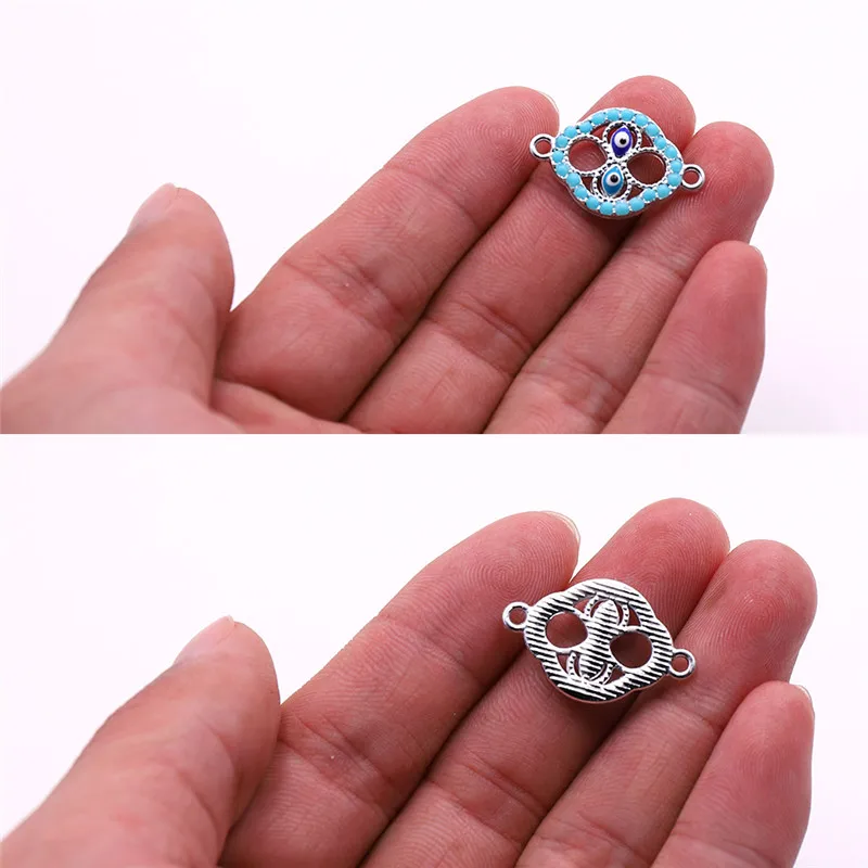 10pcs Style 22 10 шт ювелирные шармы-соединители с акриловым украшением ювелирные изделия Аксессуары для ожерелья, браслеты, ювелирные изделия делая оптом - Цвет: 10pcs Style 22
