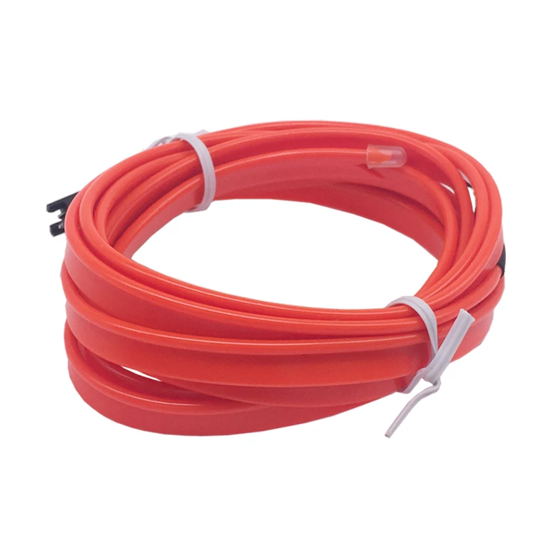 2m Neon Light Auto Car Decor lamp Flexible EL Wire Rope Tube Waterproof LED Strip With Controller | Автомобили и мотоциклы
