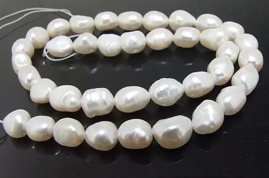 

Уникальный ювелирный магазин жемчуга, 7-8 мм белый барокко пресноводный жемчуг свободные бусины одна полная прядь DIY ювелирные изделия для о...