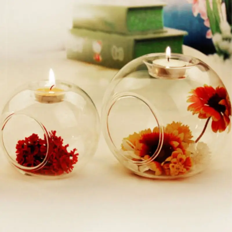 Подсвечник из хрустального стекла подсвечник домашнее искусство романтическое