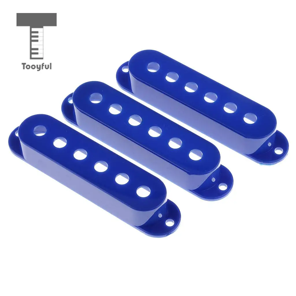 Tooyful Чехлы для гитарного пикапа 3 шт. с одной катушкой 48 50 или 52 мм Stratocaster ST SQ