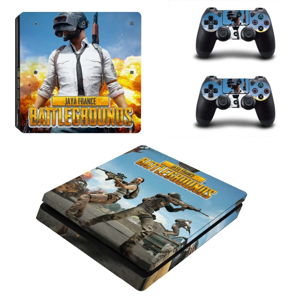 Наклейка для консоли PUBG PS4 Slim Skin Виниловая наклейка Sony PlayStation 4 и контроллера