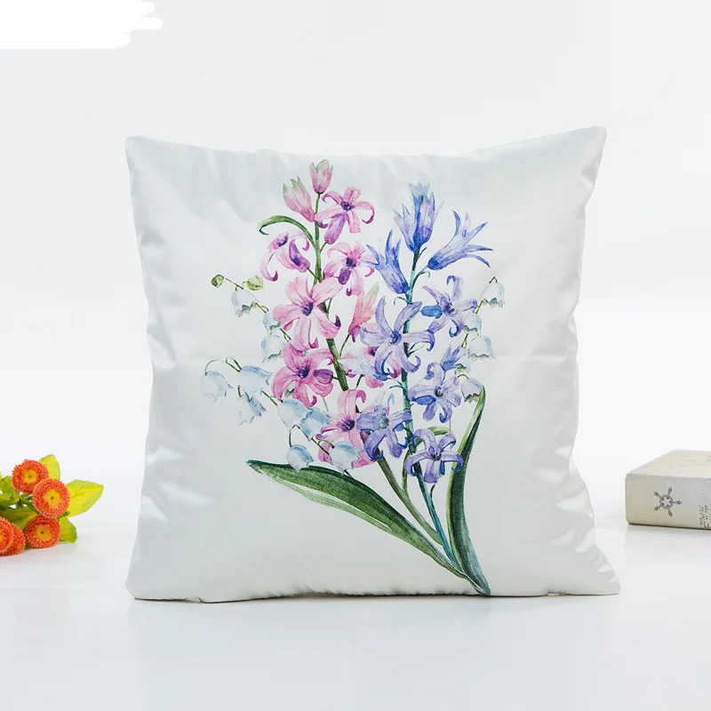 Бесплатная доставка 1 шт. 4 вида цветов американский деревенский стиль наволочка