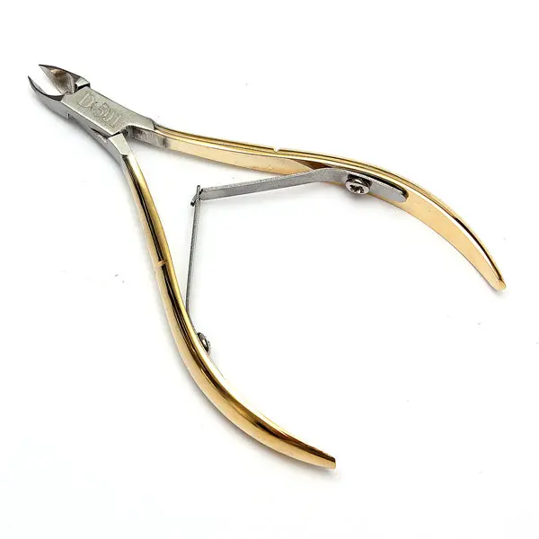 Dancingnail ножницы для кутикулы из нержавеющей стали золотого цвета Наборы