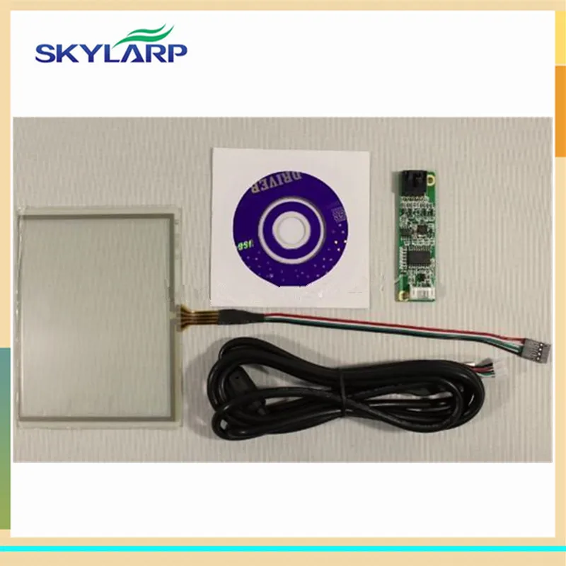 Skylarpu 5 дюймов 4 провода резистивная сенсорная панель + USB карта контроллера для
