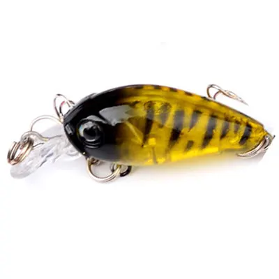 H1 1 шт мини-Crankbait Приманка 4,5 см/5 см 4g жесткая искусственная приманка приманки плавающая наживка Minnow блесны искуственные паллет японские рыболовные снасти - Цвет: H1