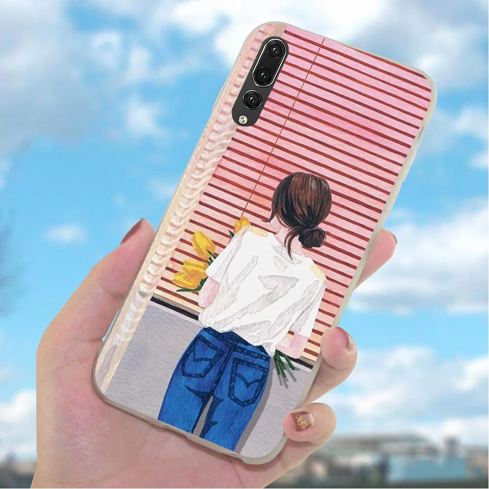 Мягкий ТПУ балетный чехол для телефона Huawei Honor 6A 10 8 9 Lite 7A Pro 7X 7C Y6 Prime Nova 3 3i|Бамперы| |