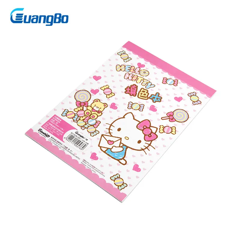 GUANGBO A5 книжка раскраска Главная Школа поставщика hello kitty творческий Рисунок