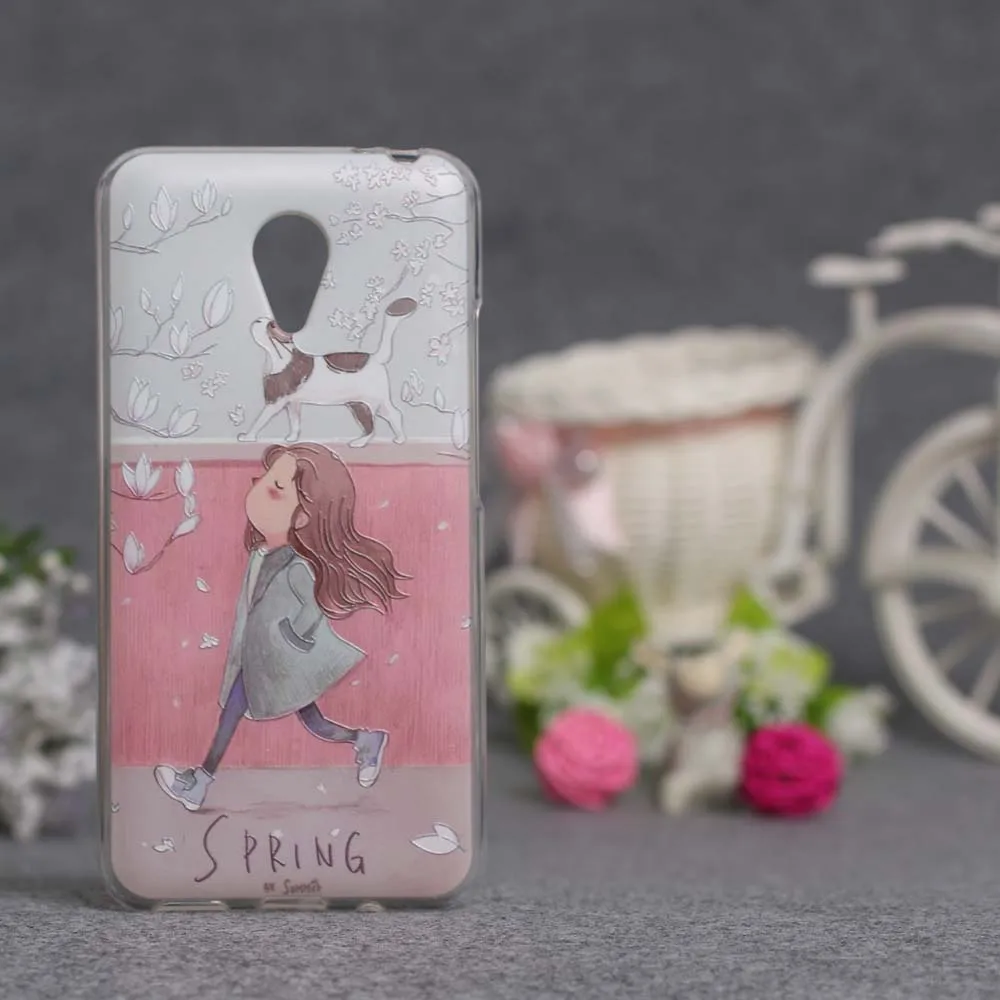 for Meizu M2 Note Silicon Case 5.5 inch Paiting Back Soft TPU Cover For Meilan 2 M2Note 5.5&quot Phone Cases |