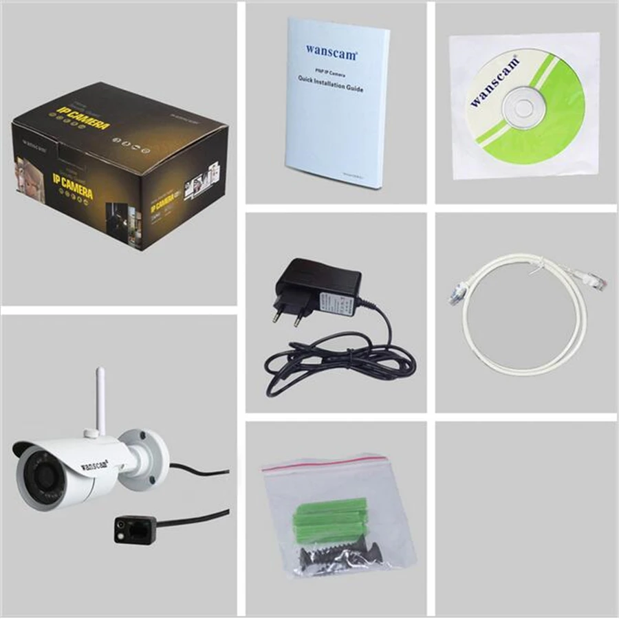 WANSCAM новый Беспроводной IP Камера hi3518e ONVIF 720 P H.264 ИК-Водонепроницаемый Wi-Fi LED Ночное