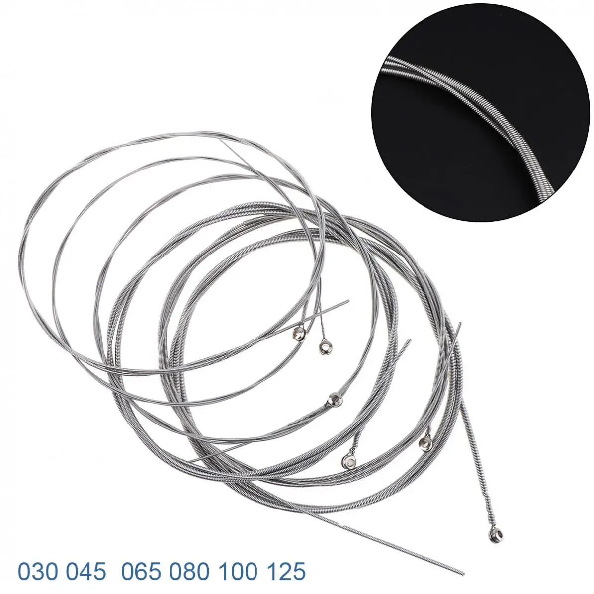 

6pcs/lot Orphee Electric Bass Guitar Strings Hexagonal Steel Nickel Alloy Wire Medium Light Strong 6 Strings Guitar Accessories