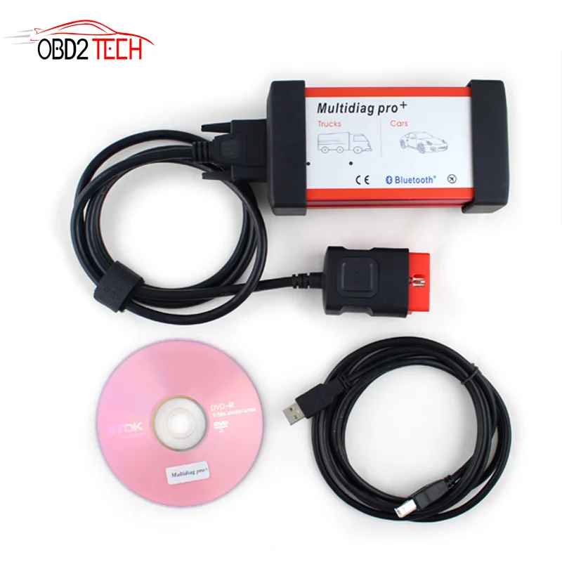 Bluetooth TCS сканер CDP,1 версии Multidiag pro+ для легковых автомобилей/грузовых автомобилей с светодиодный кабель OBD2 сканер