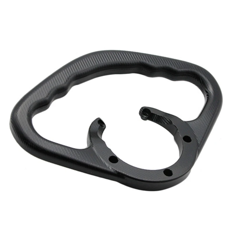 Черный Мотоцикл пассажирский ручки для Kawasaki Ninja 300 ER6N ER6F ZX10R ZX14R Z750 Z800 Z1000 Z1000SX 2006 2012 CNC топливного бака ручки - Цвет: Черный