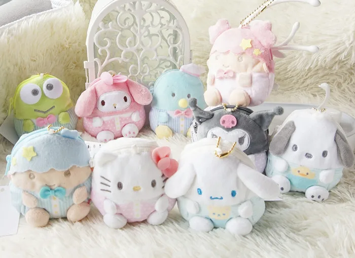 1 шт. новый японский мультфильм my melody tecudosam pochacco dog плюшевые сумки для монет