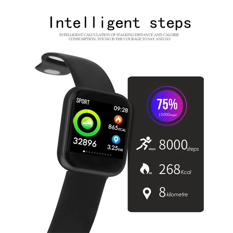 P70 Спорт гибридные Смарт-часы Нержавеющая сталь Фитнес трекер IP68