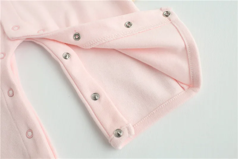 Розовый Детский Комбинезон Принцесса для Новорожденных на Весна Осень Улица