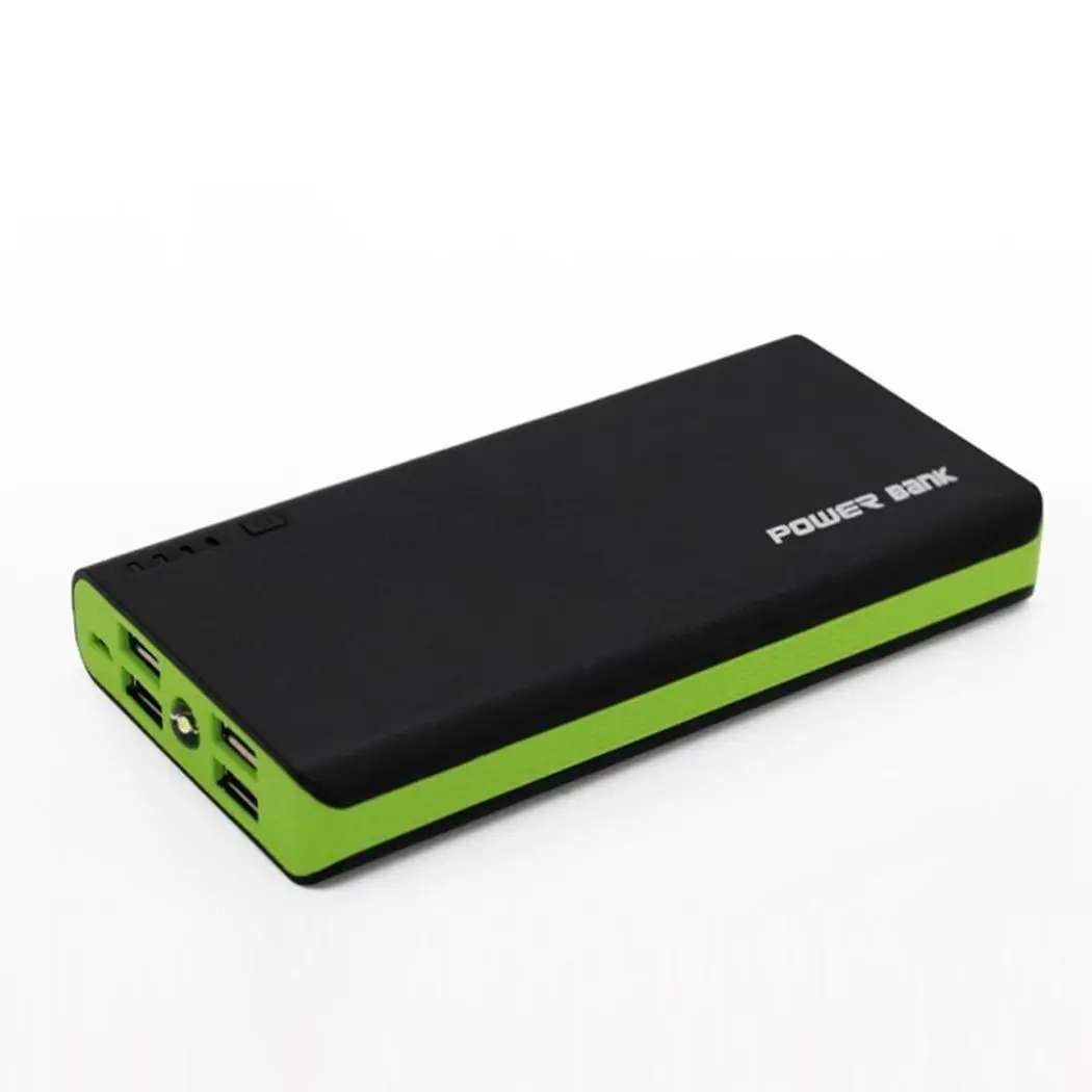 4 USB выходы power Bank чехол DIY Kit портативный внешний аккумулятор зарядное устройство