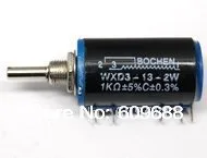 

Multi-turn wirewound potentiometer WXD4-23 3W