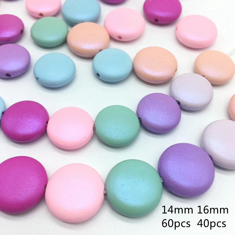 Разноцветные акриловые шарики Meideheng для рукоделия круглые ручной работы с бантом