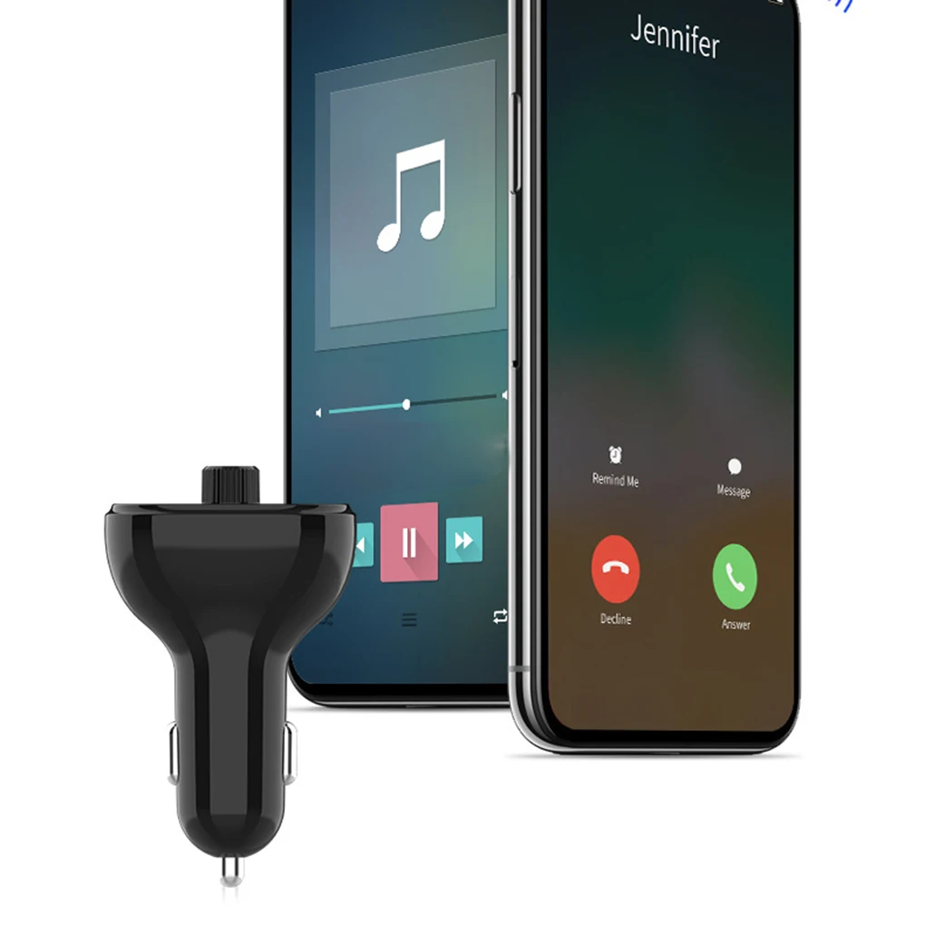 Универсальный беспроводной Bluetooth 4,2 Авто USB зарядное устройство FM модулятор передатчик Радио адаптер Handsfree MP3 плеер