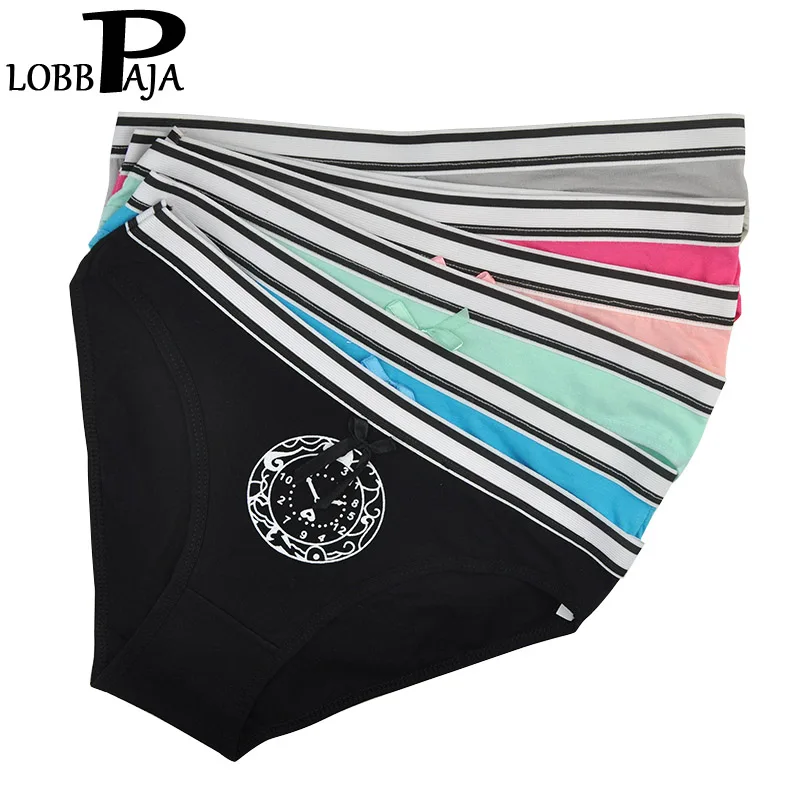 LP9196 LOBBPAJA лот, 6 шт., женское нижнее белье, женские хлопковые сексуальные трусики на каждый день, трусы для девочек, женские трусики, нижнее белье для женщин LP196 - Цвет: LP9196