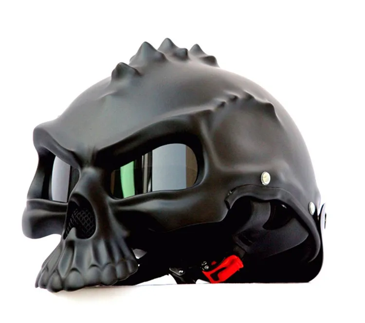 Masei 489 новейший мотоциклетный шлем двойного назначения с черепом Capacetes Casco Новинка Ретро мотоциклетный шлем с полулицевой поверхностью