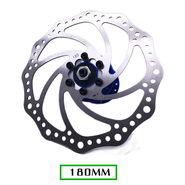 VXM MTB/дорожный мотоцикл дисковый тормоз/циклокросс велосипед тормозного диска, 44 мм 6-болт, ось 140 мм 160 мм 180 мм 203 дисковый тормоз велосипед тормозной ротор для велосипеда, с помощью винтов - Цвет: 180MM