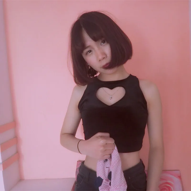 Летние мягкие милые топы без рукавов с вырезами и надписью Sister Love, Harajuku, женские эластичные облегающие топы с высокой талией, женские топы