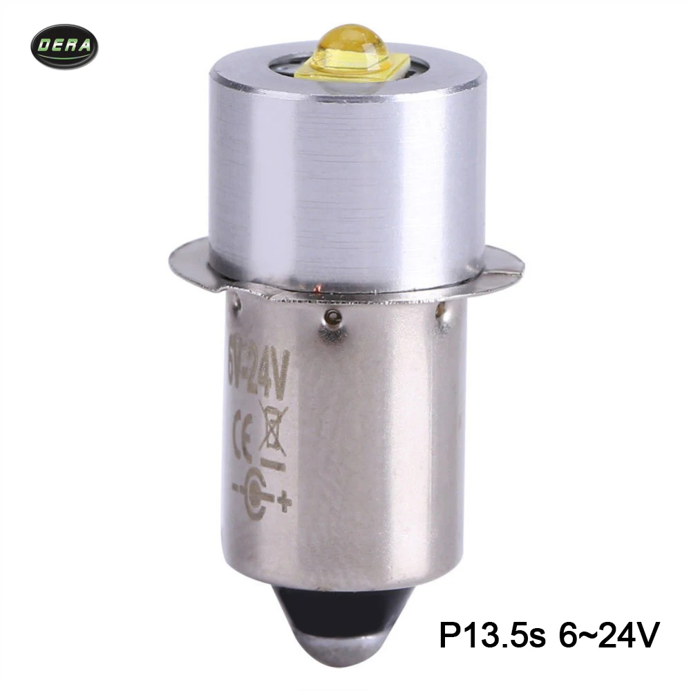 Светодиодный фонарь P13.5S E10 3W 6-24 V, сменная часть, комплект ламп для 3-20 ячеек, C& D, Maglite, фонарь, лампа