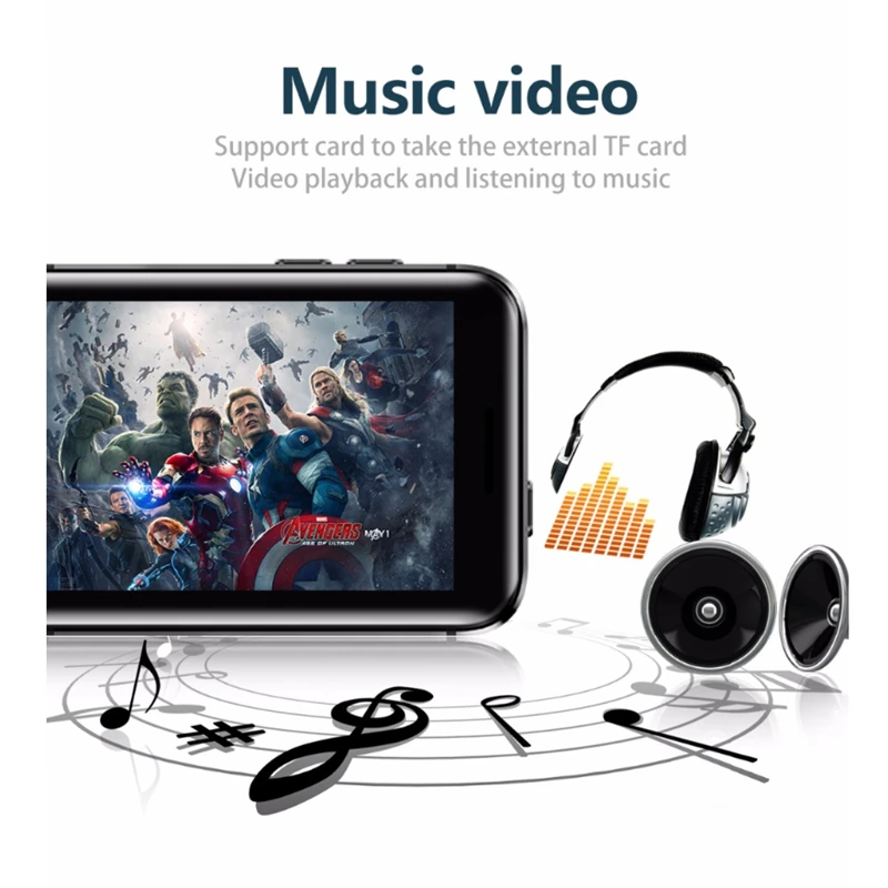 Смарт-часы Android Поддержка музыки видео HD камера вызов большой экран часы 500 мАч