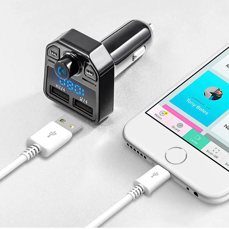 Digitalboy Bluetooth гарнитура для авто громкой связи Автомобильный fm-модулятор
