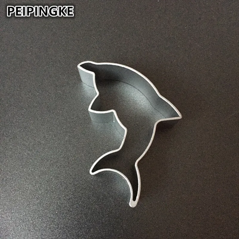 Горячее предложение 1 шт. форма для резки печенья в форме дельфина металлическая