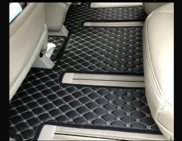 Автомобильные коврики на ножках 3D роскошные кожаные автомобильные для Toyota