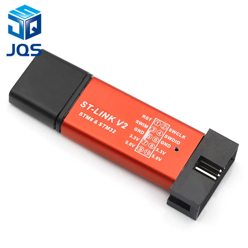 1 комплект ST LINK Stlink ST-Link V2 Mini STM8 STM32 симулятор скачать программист Программирование с крышкой DuPont кабель ST Link V2