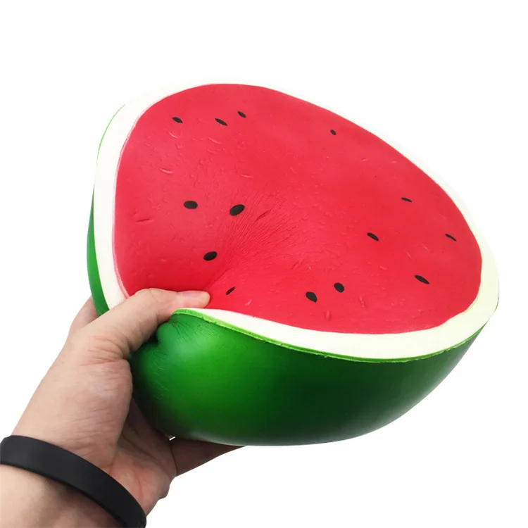 Watermelon Jumbo Squishy Squish супер гигантский мягкий арбуз оранжевый клубника персик медленно поднимающийся стресс облегчение игрушка Squeeze Fun детские игрушки - Цвет: Watermelon