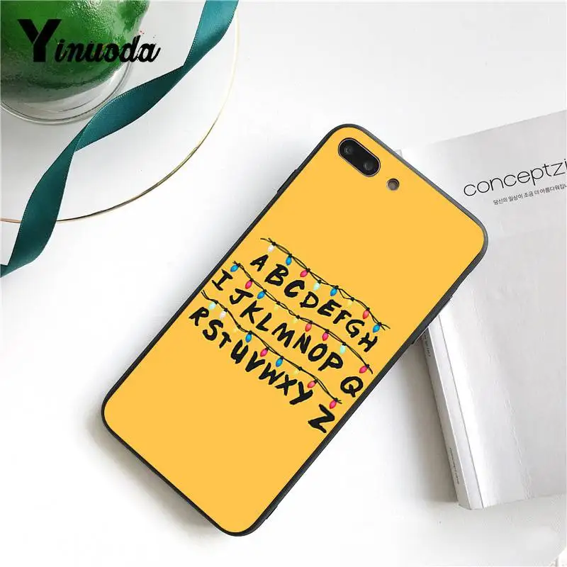 3 Yinuoda странные вещи Рождественские огни Coque Shell чехол для телефона для iPhone 7 X Чехол 6S 6plus 7 7plus 8 8Plus X 5 5S XS XR XSMAX - Цвет: 3
