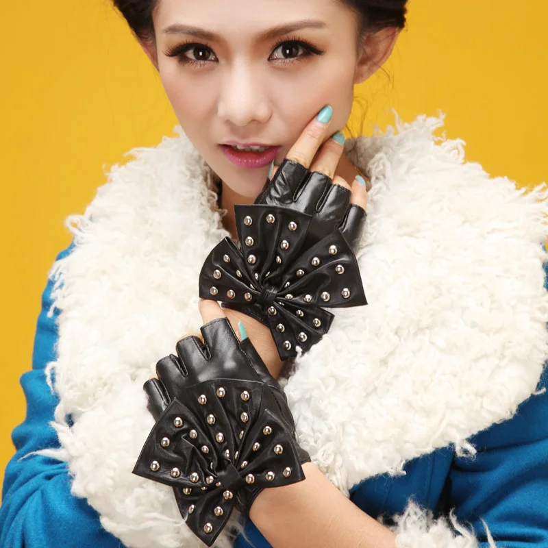 DELEDELAI/низкая цена лето осень для женщин из искусственной кожи без пальцев